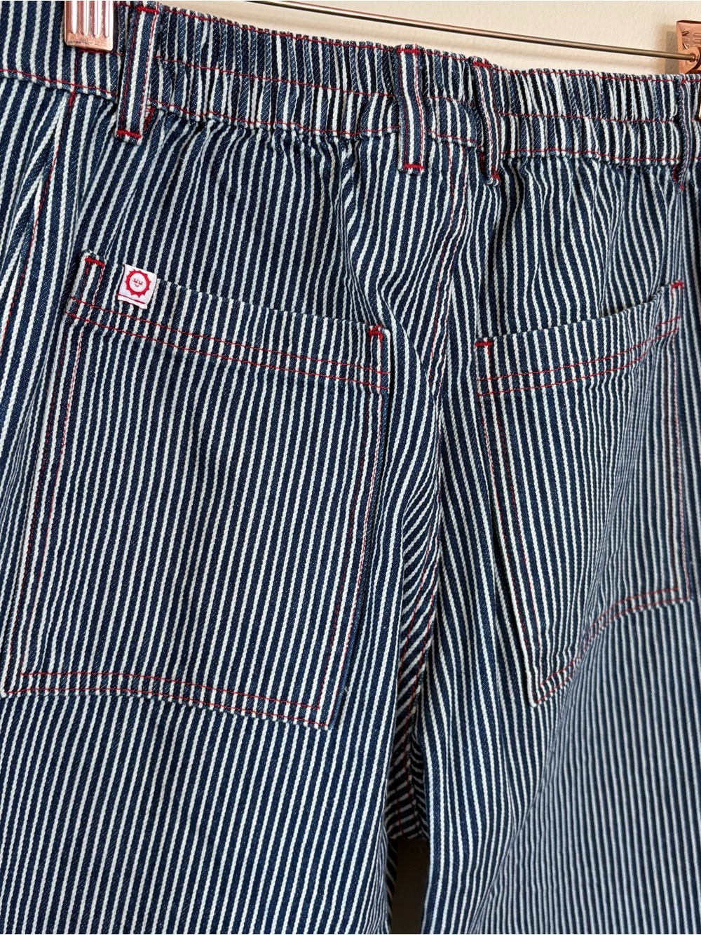 Big Bud Press work pants in railroad stripe - Picture 4 of 8